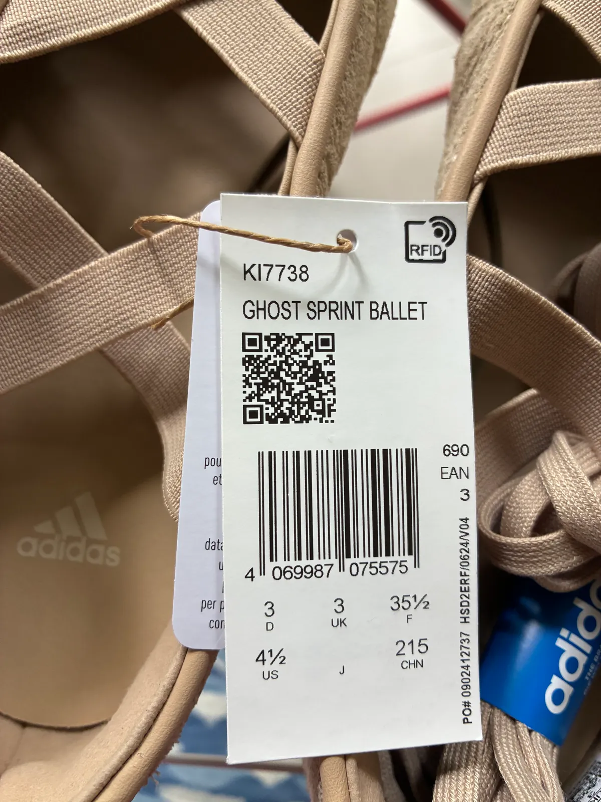 Adidas Adidas Ghost Sprint Ballet Shoes - Chic & Comfy - Photo 3