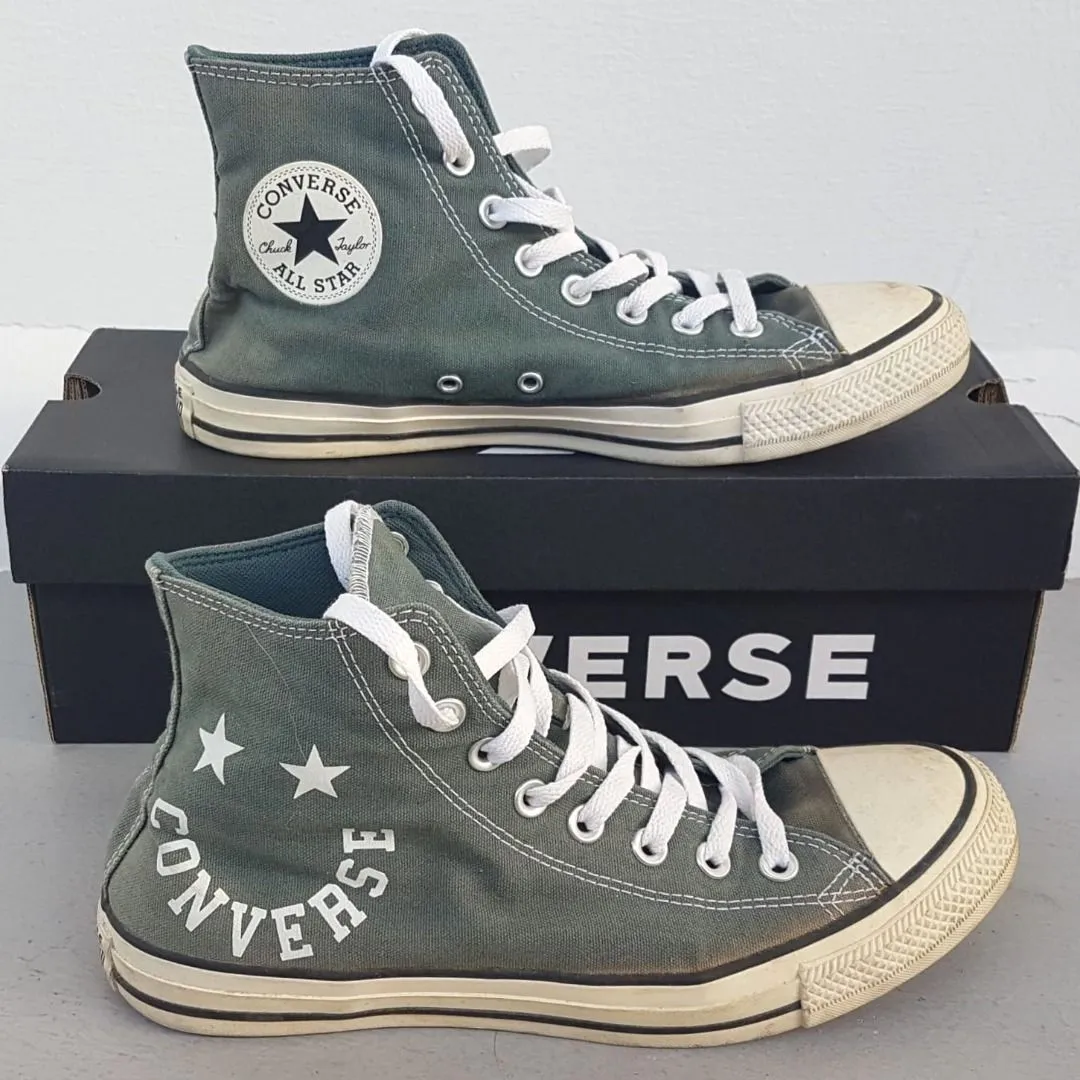 Converse Retro Converse Chuck Taylor All Star Faded Spruce Sneakers, Converse Ankle Top Shoes, US 8, EUR 41.5, CM 26.5, Cosmopolitan, Old Skool, Roadster, Pop Culture, Hip Hop, Rock Star, Cult Street Fashion, Timeless Classic, Urban Style, Everyday Shoes - Photo 3