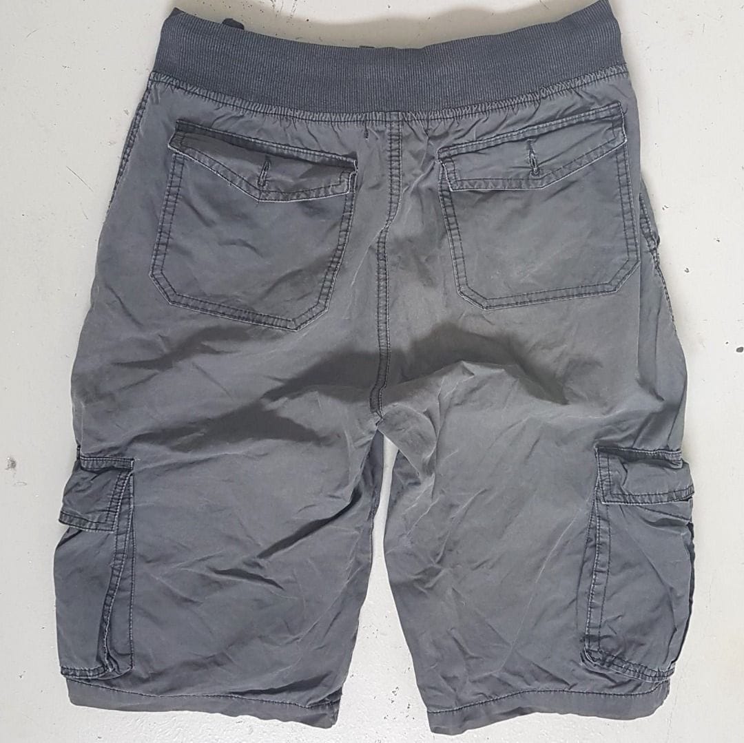 Motor Gray Cargo Shorts - Chill Streetwear Vibes - Photo 3