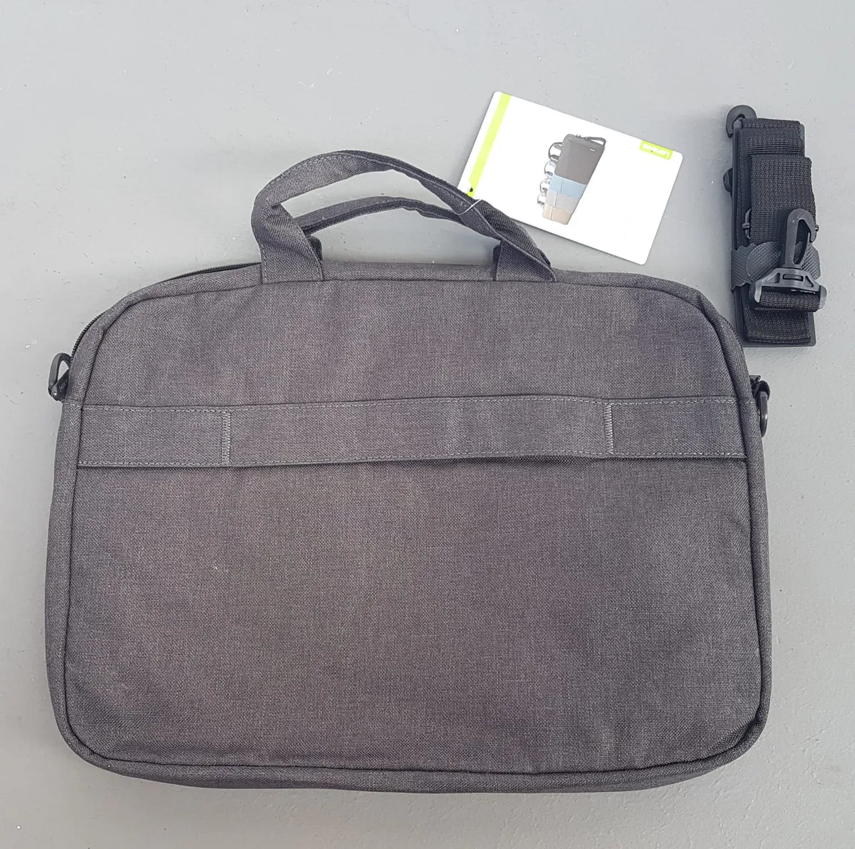 LENOVO Original Lenovo Bag, 15.6" Laptop Casual TOPLOADER T210 Model, Cosmopolitan, Charcoal Grey Tone, Tablet, Notebook, Blue Interior, Top Handle, Urban Style, Minimalist Design, Travel Pack, New with Tag, Professional Digital Life - Photo 4