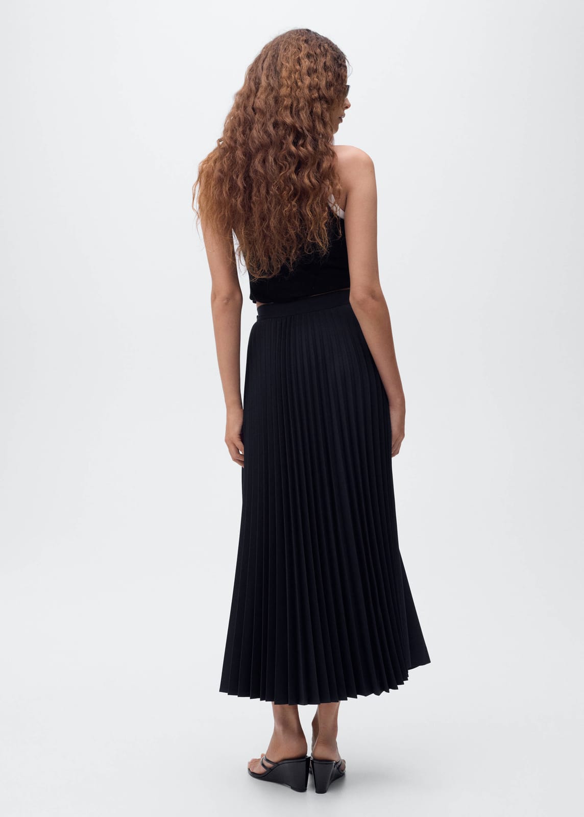 Mango MNG Pleated Crossover Skirt - Photo 5
