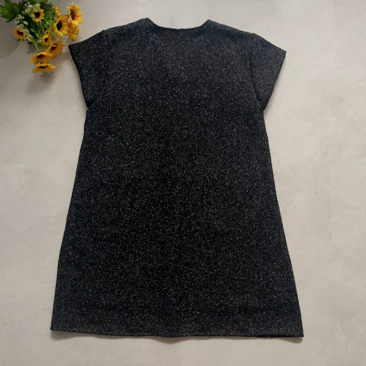 Party Animal Tweet V-Neck Button-Up Dress with Pockets - Photo 5