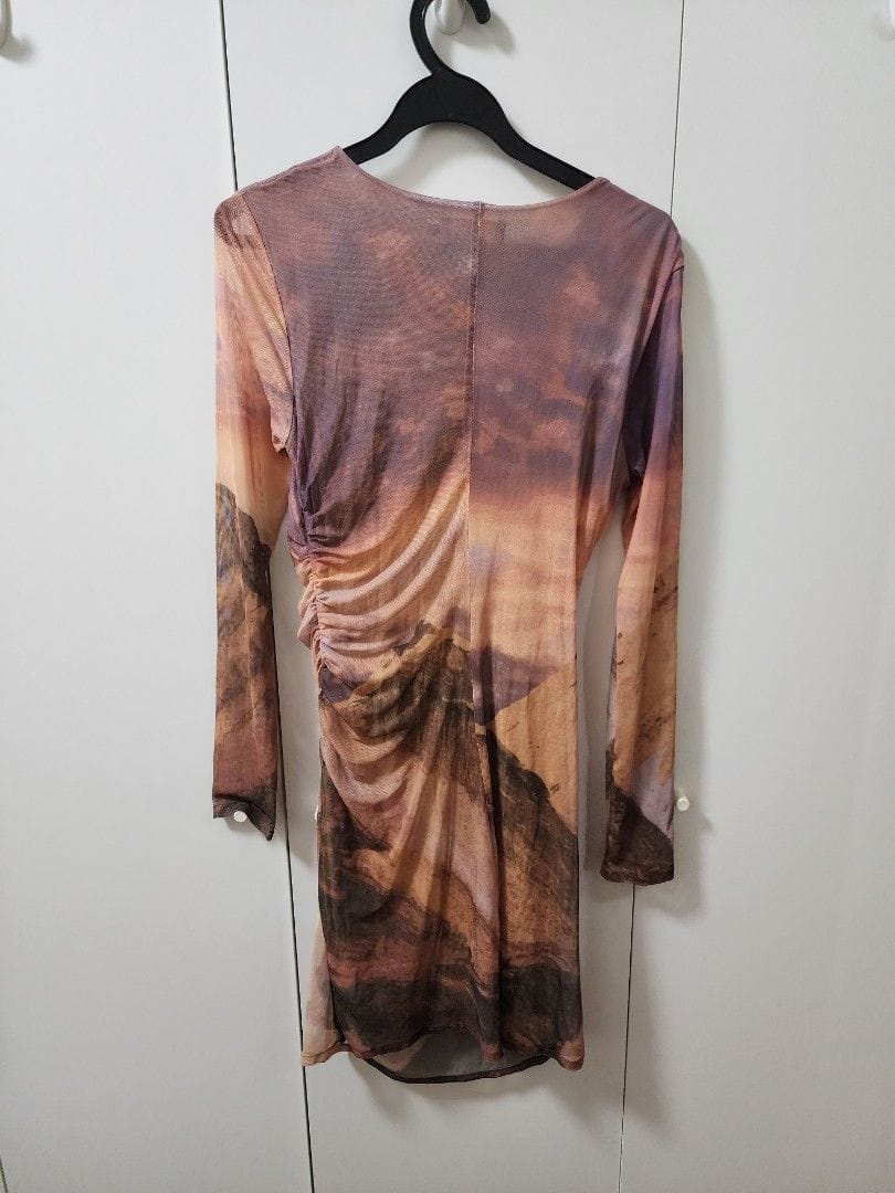 Desigual Desigual Slim Fit Landscape Mini Dress (Long Sleeve Vibes!) - Photo 2