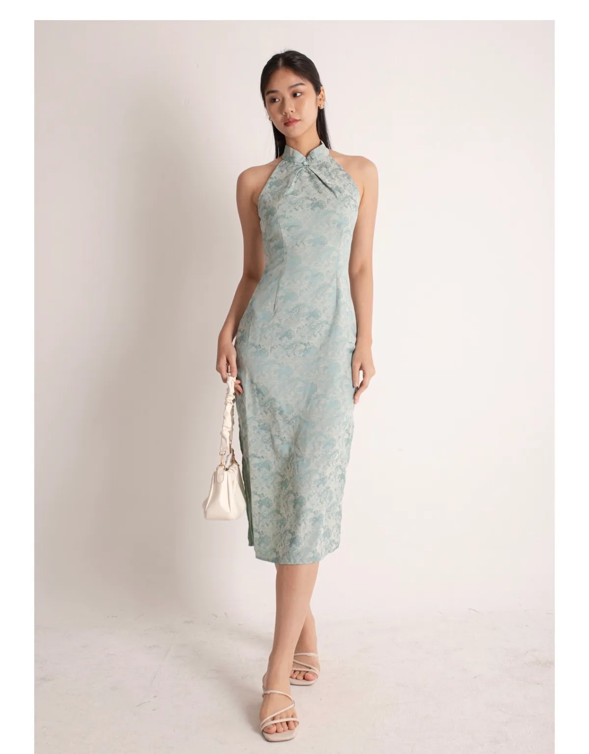 Mgp Label  Elegant Pastel Cheongsam Dress