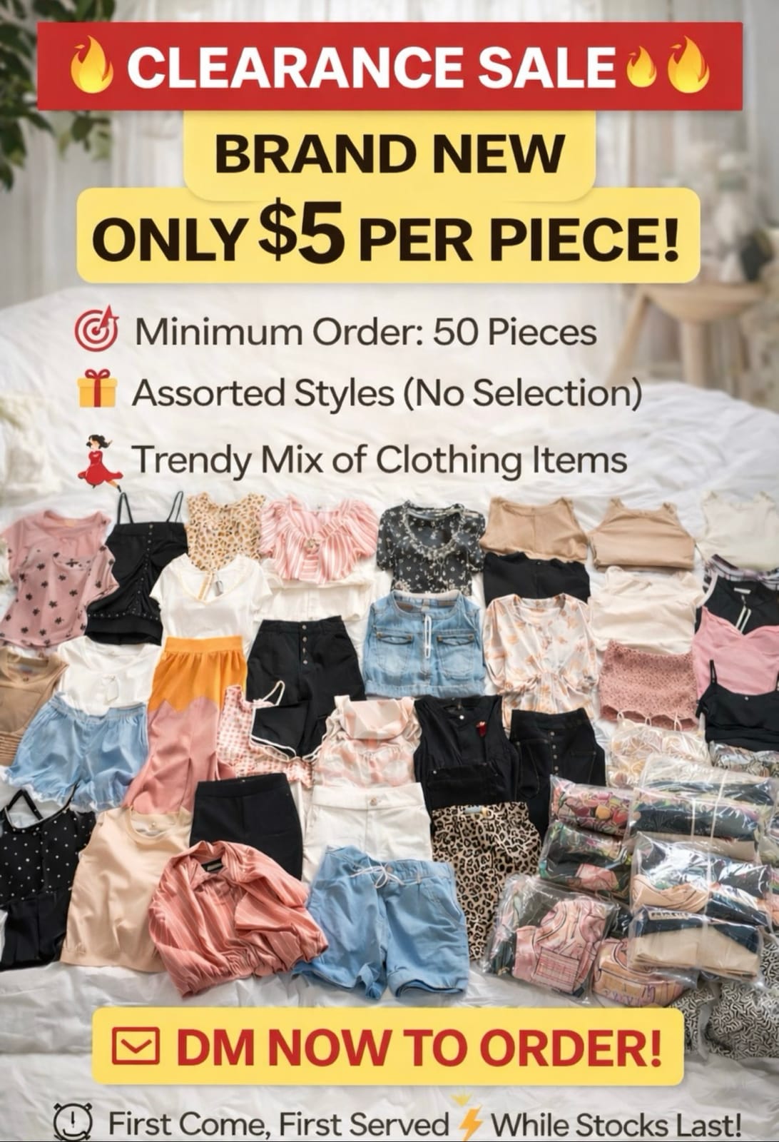 Trendy Clearance Sale Assorted Clothing Bundle