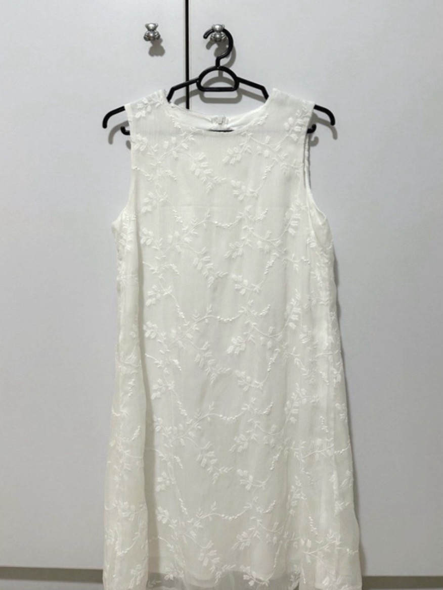 Anticlockwise ACW White Lace Dress