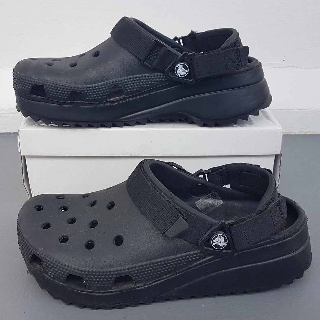 CROCS Crocs Classic Hiker Clogs, US 7, UK 6, EUR 40, Black Crocs Echo Clogs Sandals, Cosmopolitan, Adjustable Strap, Casual Sliders, Cool Slip-on, Everyday Shoes, Timeless Appeal, Urban Style, Sophistication, Pop Culture, Cult Street Fashion, Active Lifestyle - Photo 2