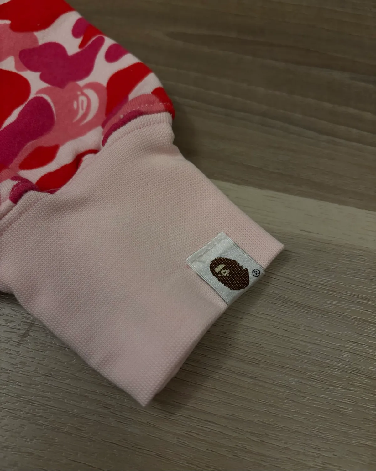 A Bathing Ape BAPE ABC Pink Camo Shark Full Zip hoodie (classic single hood) - Photo 7