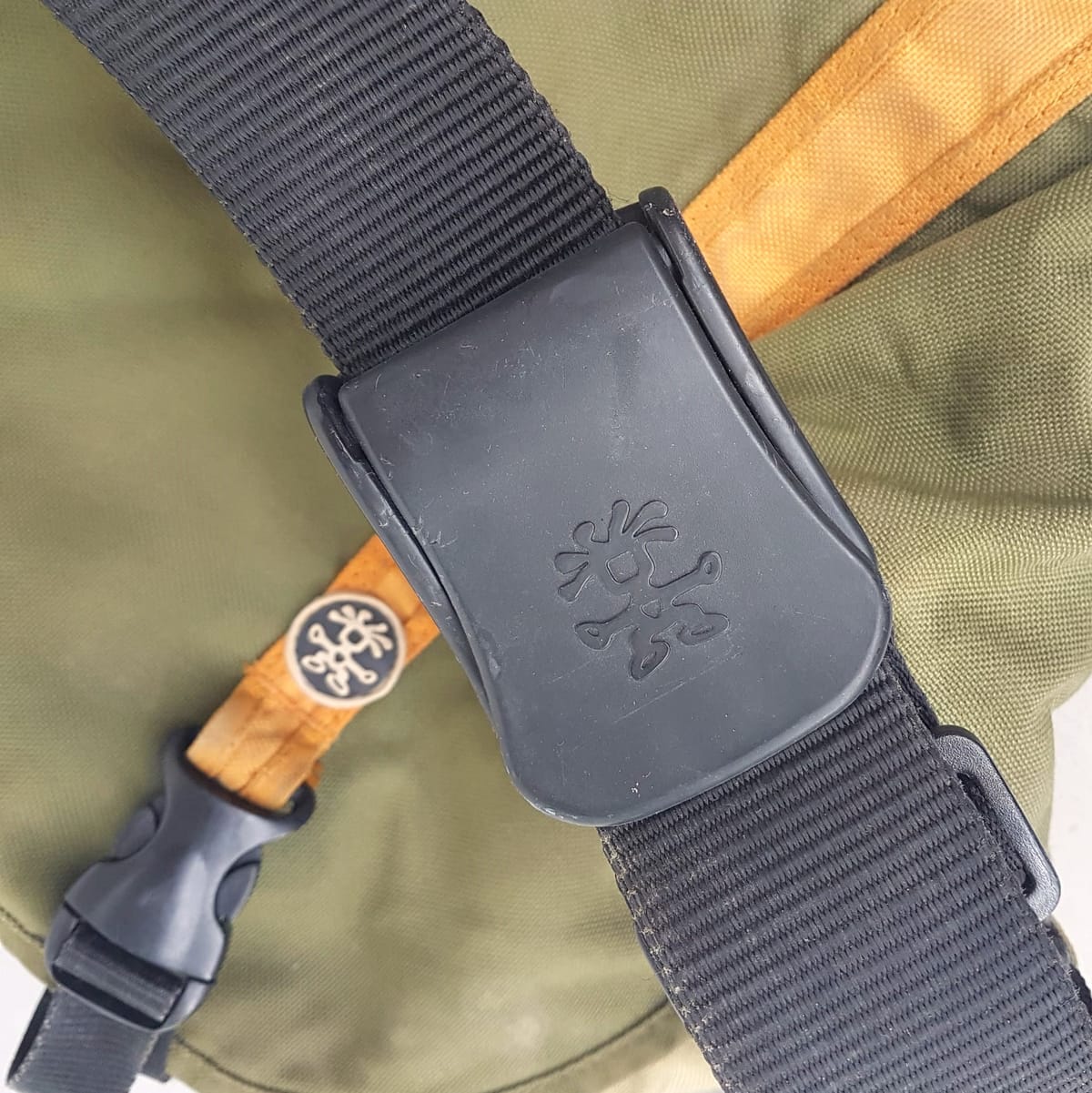 crumpler Original CRUMPLER Messenger Bag, CRUMPLER @ the SOUPANSALAD Model, Cool Cross-Body, Cosmopolitan, Continental, Duffel Bag, Sleek Khaki, Orange & Military Green, Sophistication, Urban Style, Timeless Appeal, Pop Culture, Cult Street Fashion, Streetwise - Photo 10