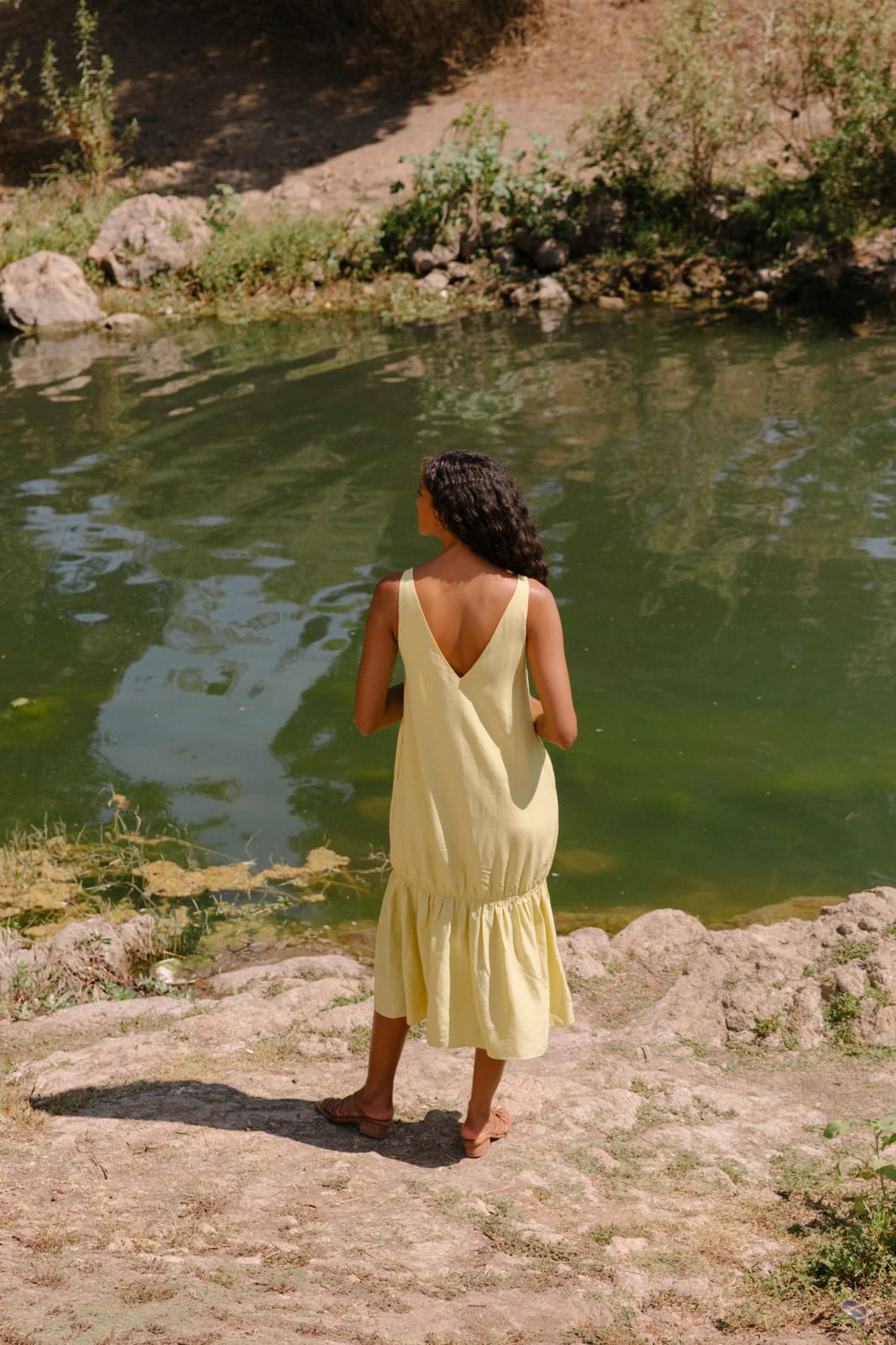 Our Second Nature Our Second Nature OSN Viscose Boat-Neck Midi Dress - Photo 3