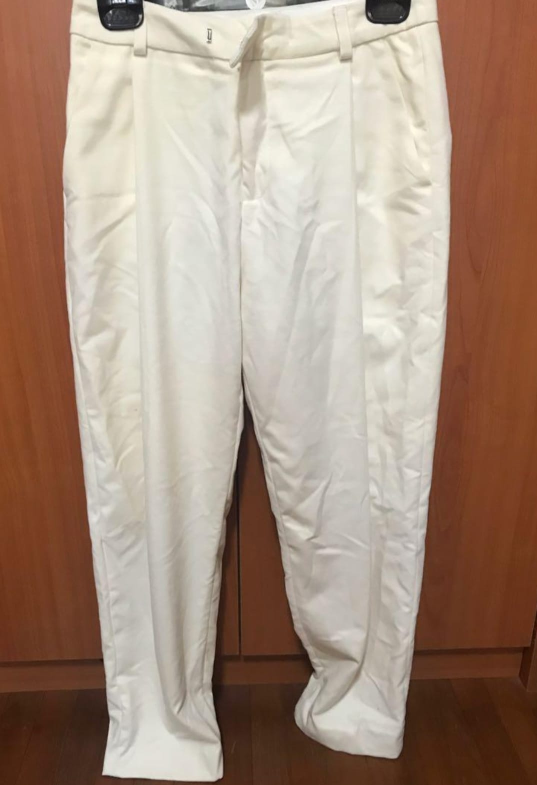 Classic White Tailored Trousers