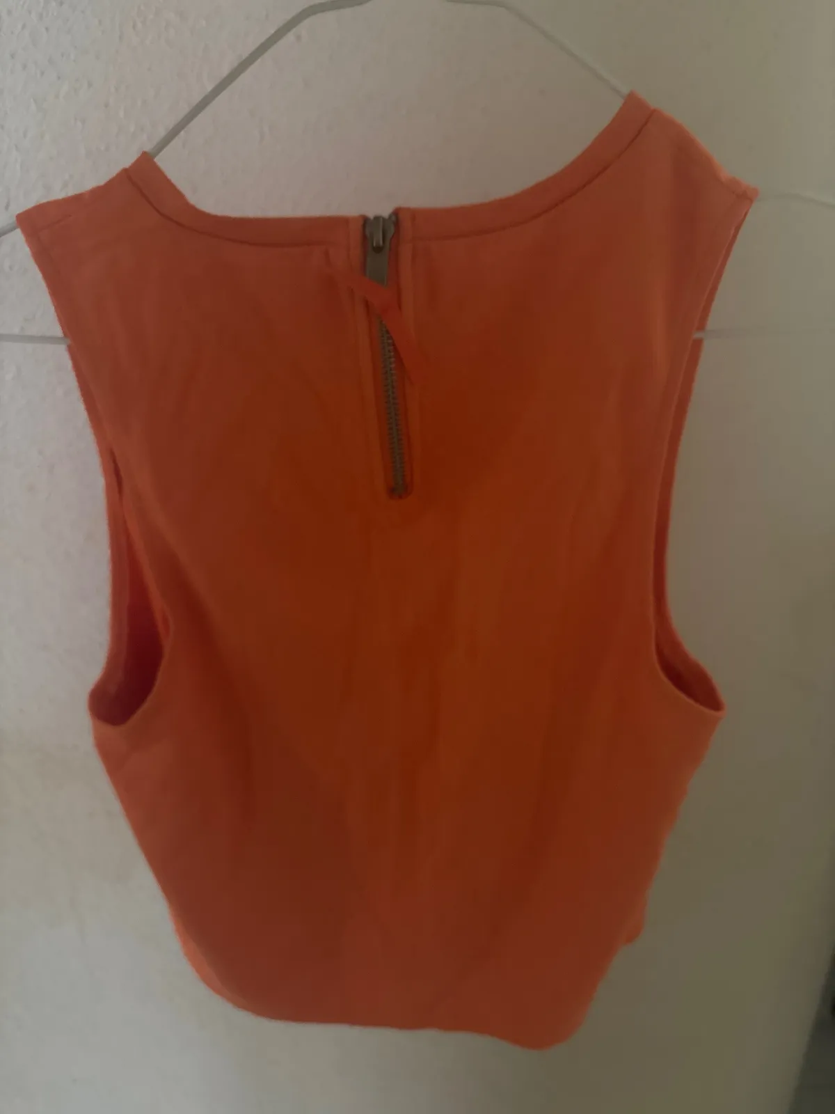 Zara Zara Orange Suede Top - Photo 2