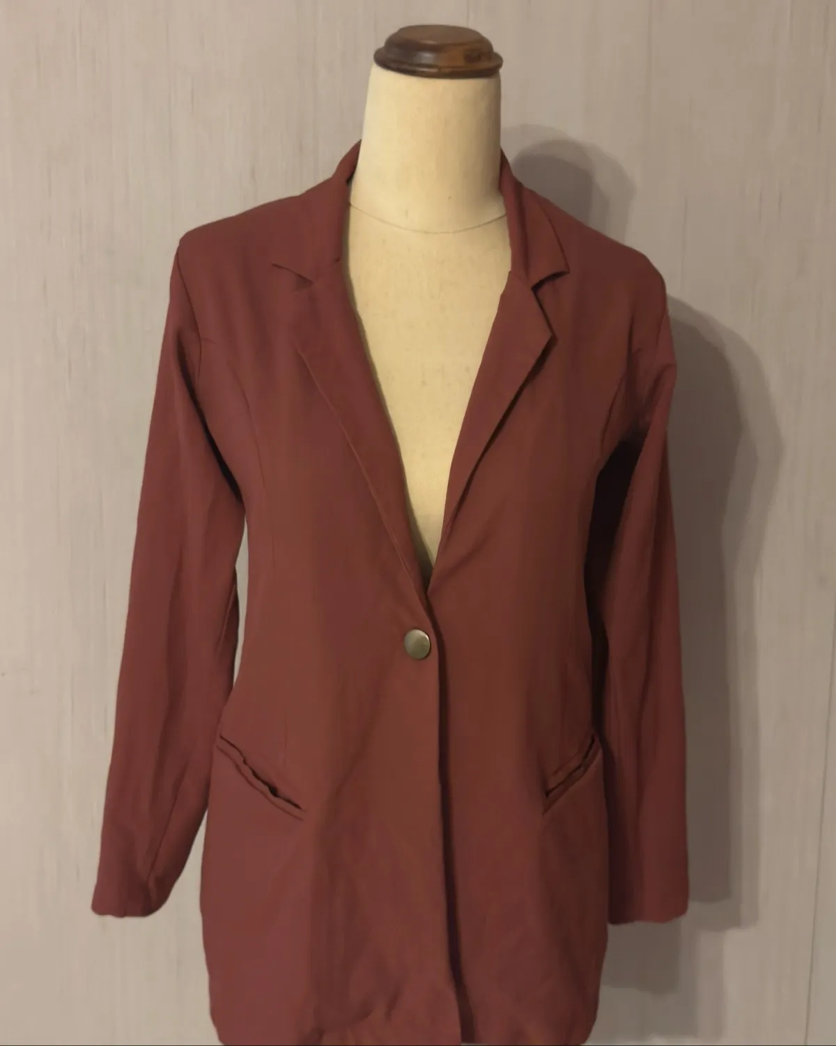 Chic Rust-coloured Blazer