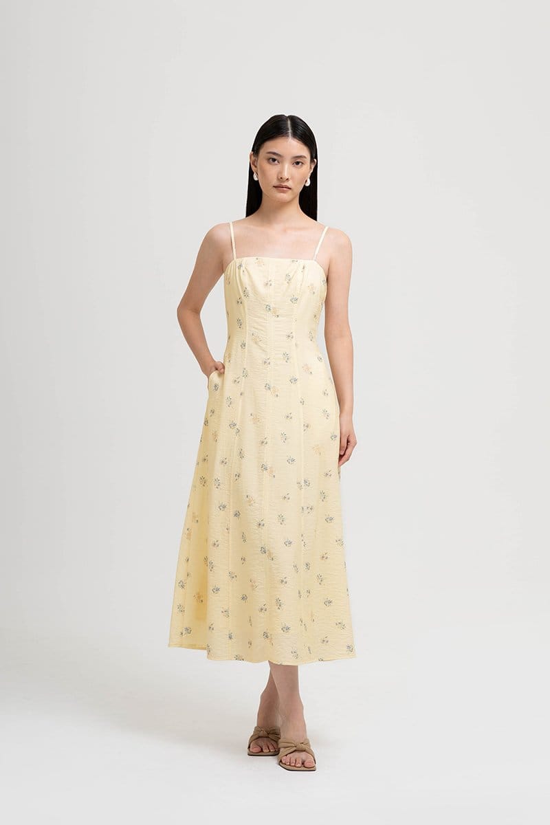 Love and Bravery Amanda Floral Print Cami Midi Dress - Photo 2