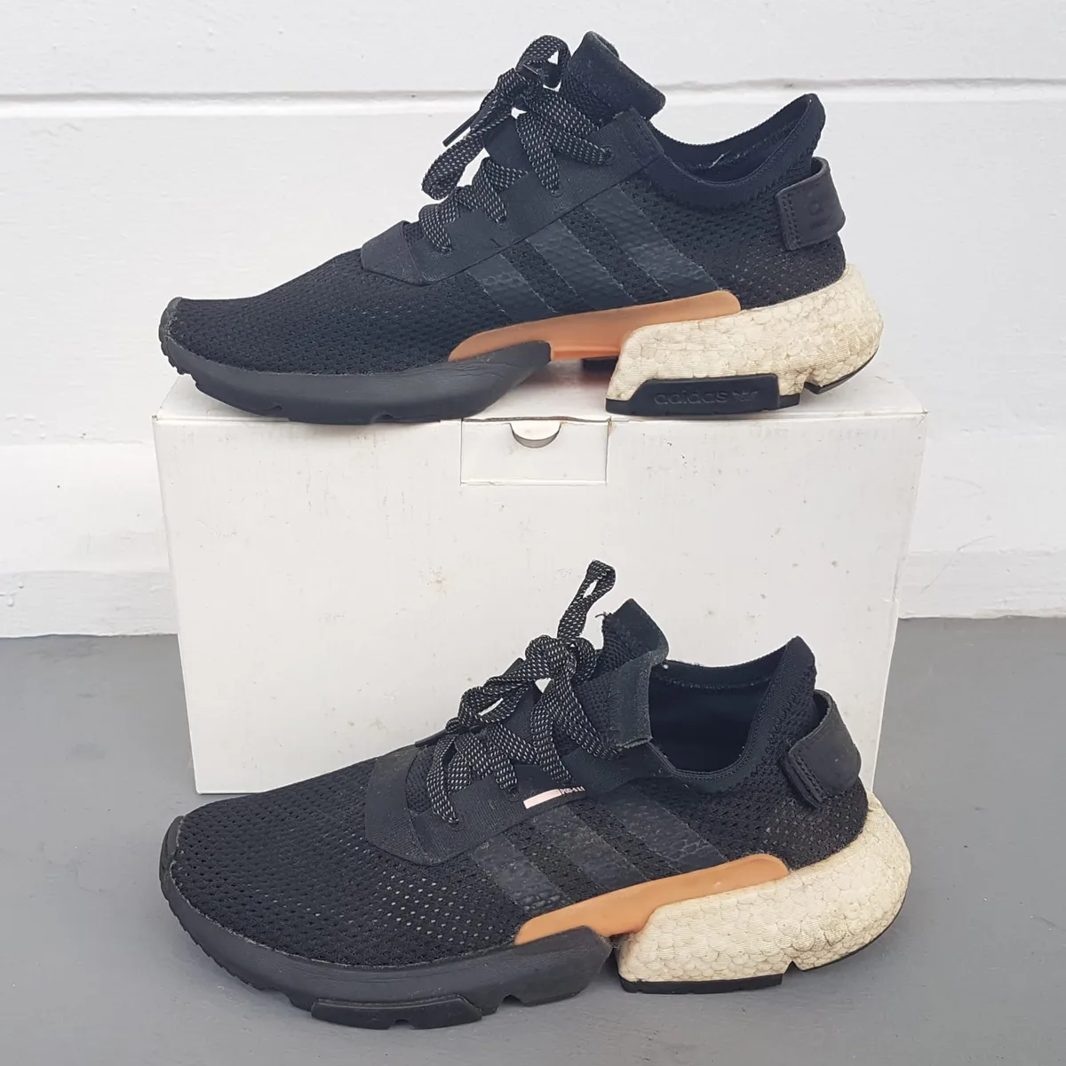 Adidas Adidas Originals POD-S3.1 Sneakers, Core Black Ultra Boost, Distinctive Orange Accent, US 9, UK 8.5, FR 42⅔, JP 270, Cosmopolitan, Pop Culture, Cult Street Fashion, Urban Style, Active Lifestyle, Timeless Appeal, Streetwise, Roadster, Everyday Shoes - Photo 8
