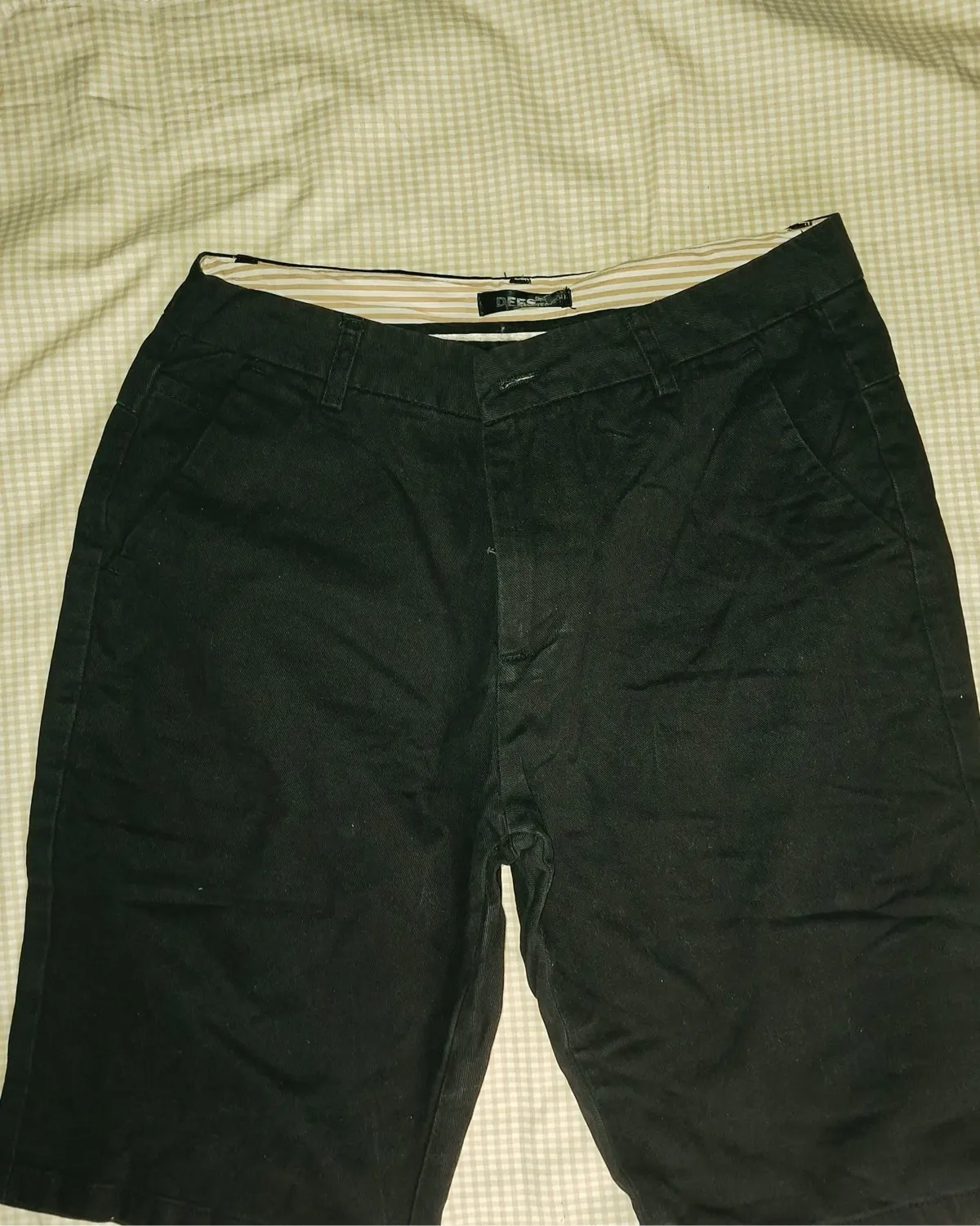 Classic Black Bermuda Shorts