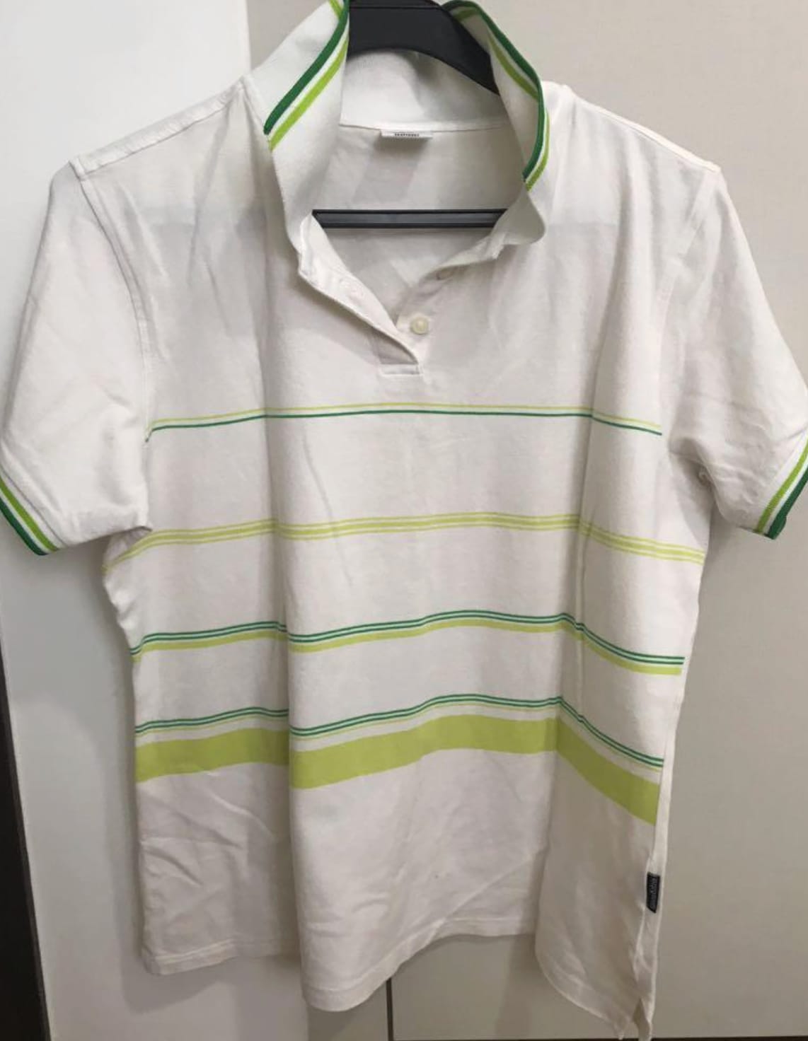 Retro Striped Polo Shirt