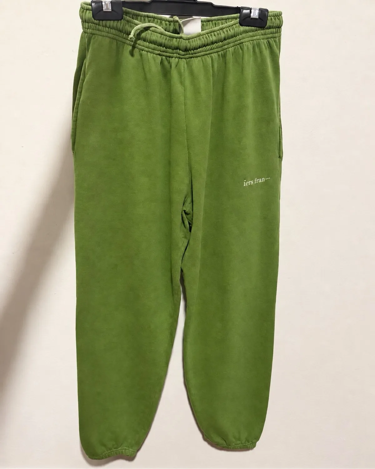 iets frans Urban Baggy Green Sweatpants - Photo 4
