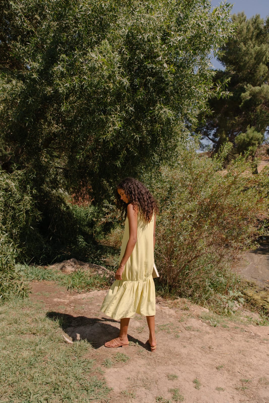 Our Second Nature OSN Viscose Boat-Neck Midi Dress