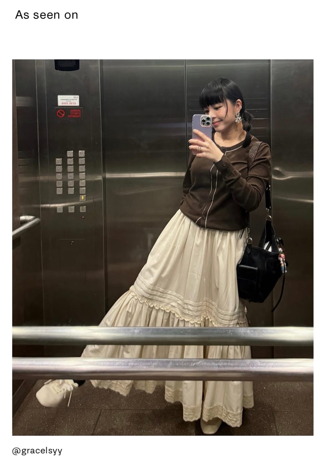 Caramel Monster Jossie Midi Skirt