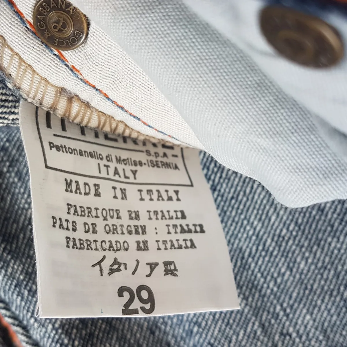 DOLCE & GABBANA Retro DOLCE & GABBANA Denim Jeans, Made in ITALY, Versatile D&G Bootcut Flare Bottoms, Cosmopolitan, ITALIAN Designer Wear, New with Tag, Sophistication, Nostalgic Appeal, Vintage Pants, Timeless Classic, Luxury Living, Cult Street Fashion - Photo 10