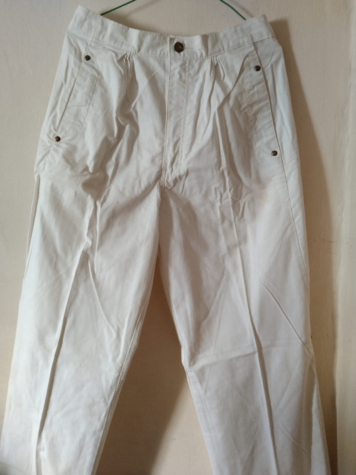 Stateside White Elastic-Waist Casual Pants - Photo 2